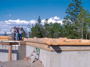 Blockhaus in Kanada